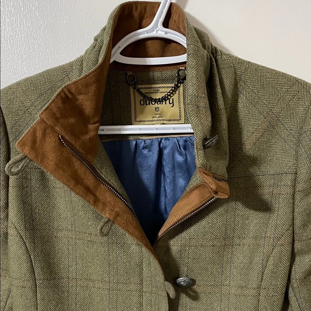 DuBarry of Ireland Plaid Tweed Jacket Size 8UK - Picture 3 of 16